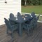 Highwood Usa Hamilton 7pc Rectangular Counter Height Outdoor Patio Furniture Dining Set 84 x 42 AD-ST7HM2CO5BA-NBE - alternate 2
